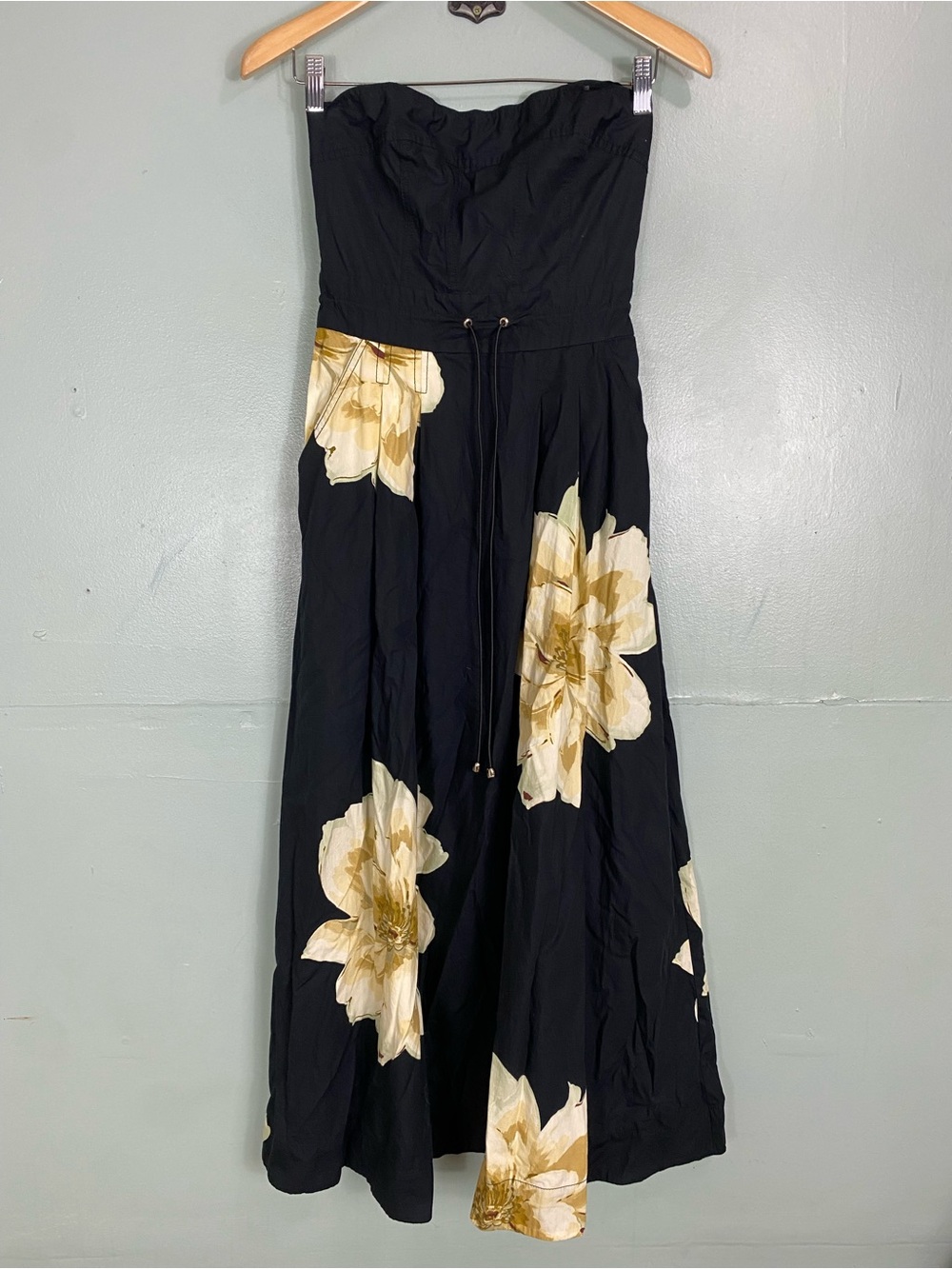 Anthropologie Maeve Strapless Waisted Maxi Dress Small - Picture 2 of 9